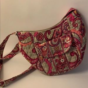 Vera Bradley pink floral designer Bag / Purse